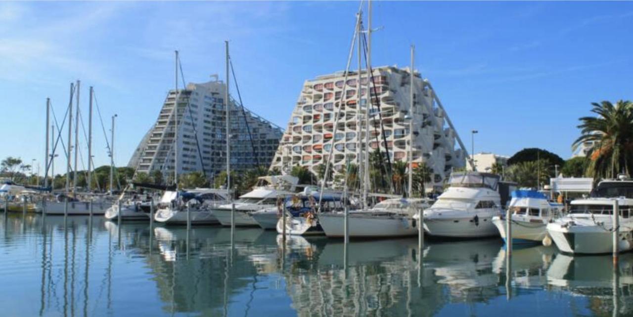 Super Appart ! Terrasse, Clim, Parking, 2Min Plage. La Grande Motte Exteriör bild